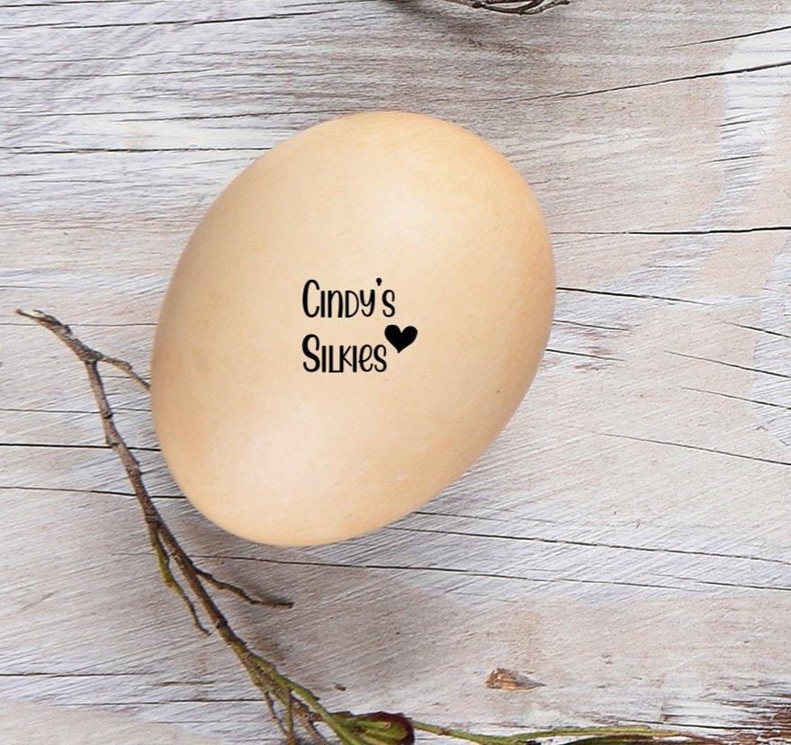 Farm Name Egg Stamp - Crafty Chicken Co